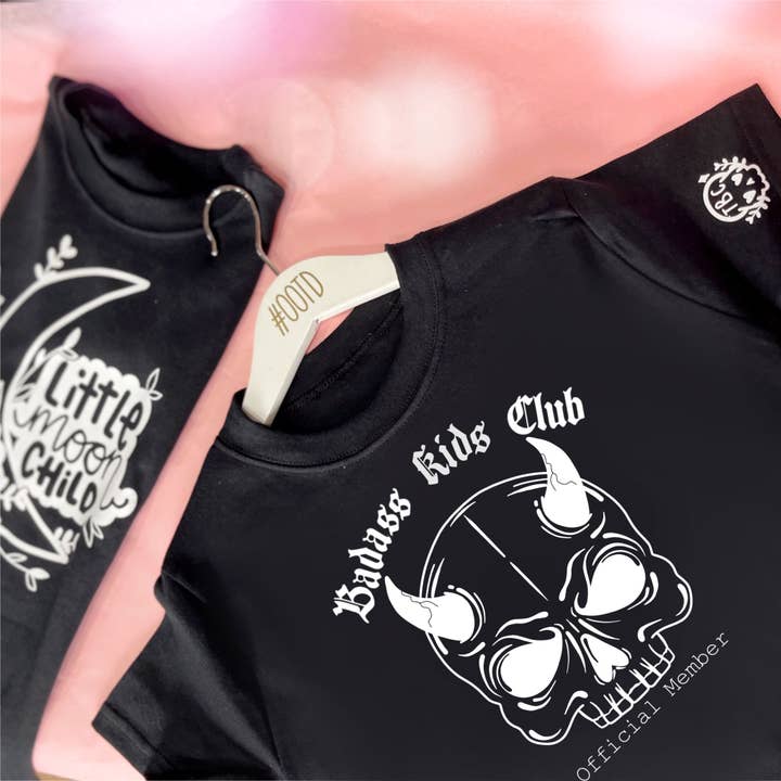 Badass Kids Club Devil Tee for wholesale by The Badass Collective