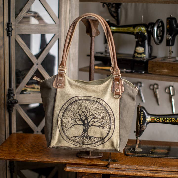 TAKENYA - Wholesale Tote Bag - Women's - Masterpiece Recycled Canvas Handbag2