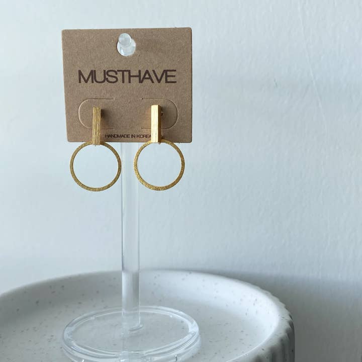 Bar Door Knocker Earrings for wholesale by musthavemustget