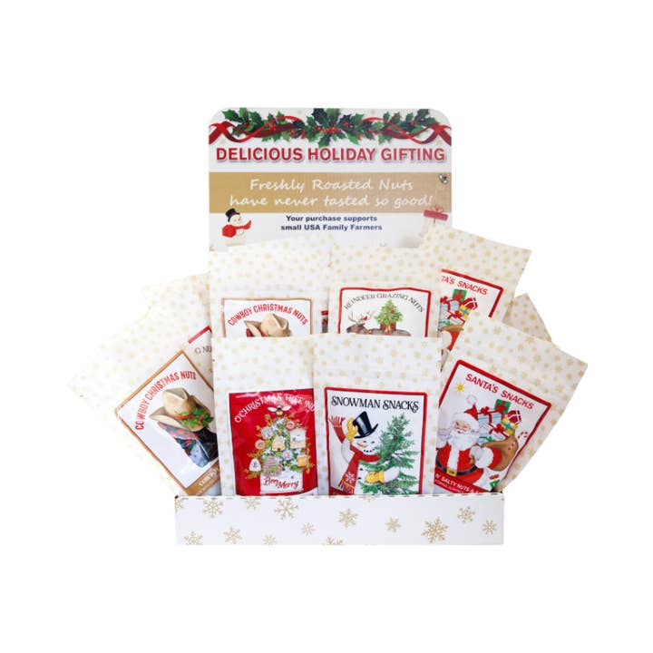 Gifting Snacking Nuts - 18 ct. Variety / Display Box for wholesale by Maisie Jane’s