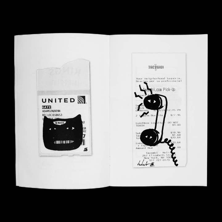 Tadashi Studio - Wholesale Book - Adult - Receipt Zine