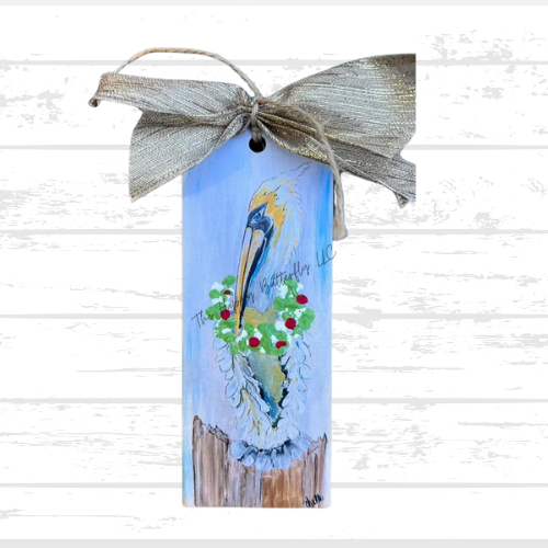 The Happy Butterfly - Wholesale Ornament - Christmas Ornament; Yellow Headed Pelican2