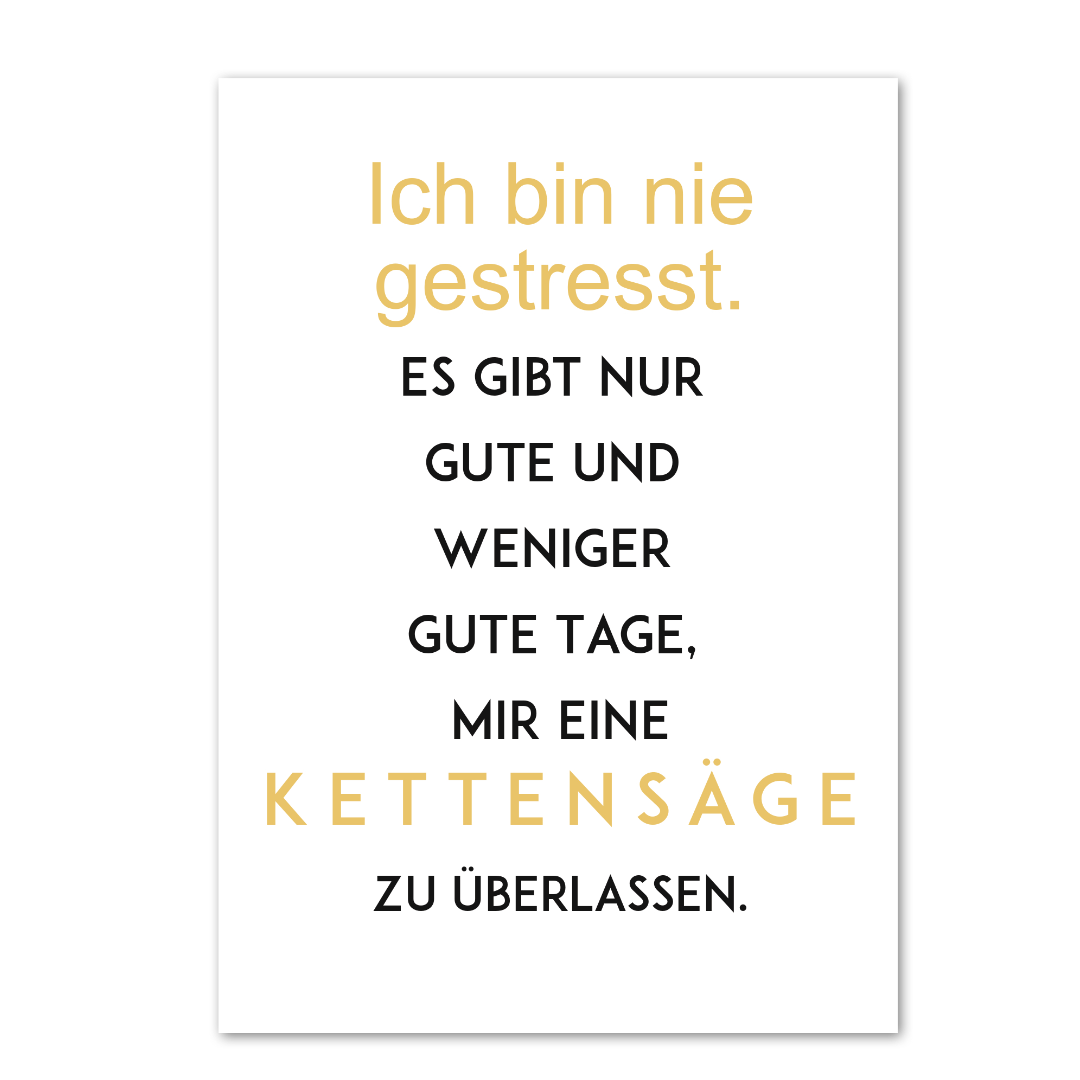 Rabenmütter Verlag UG - Wholesale Postcard - Postcard “Stressed”0