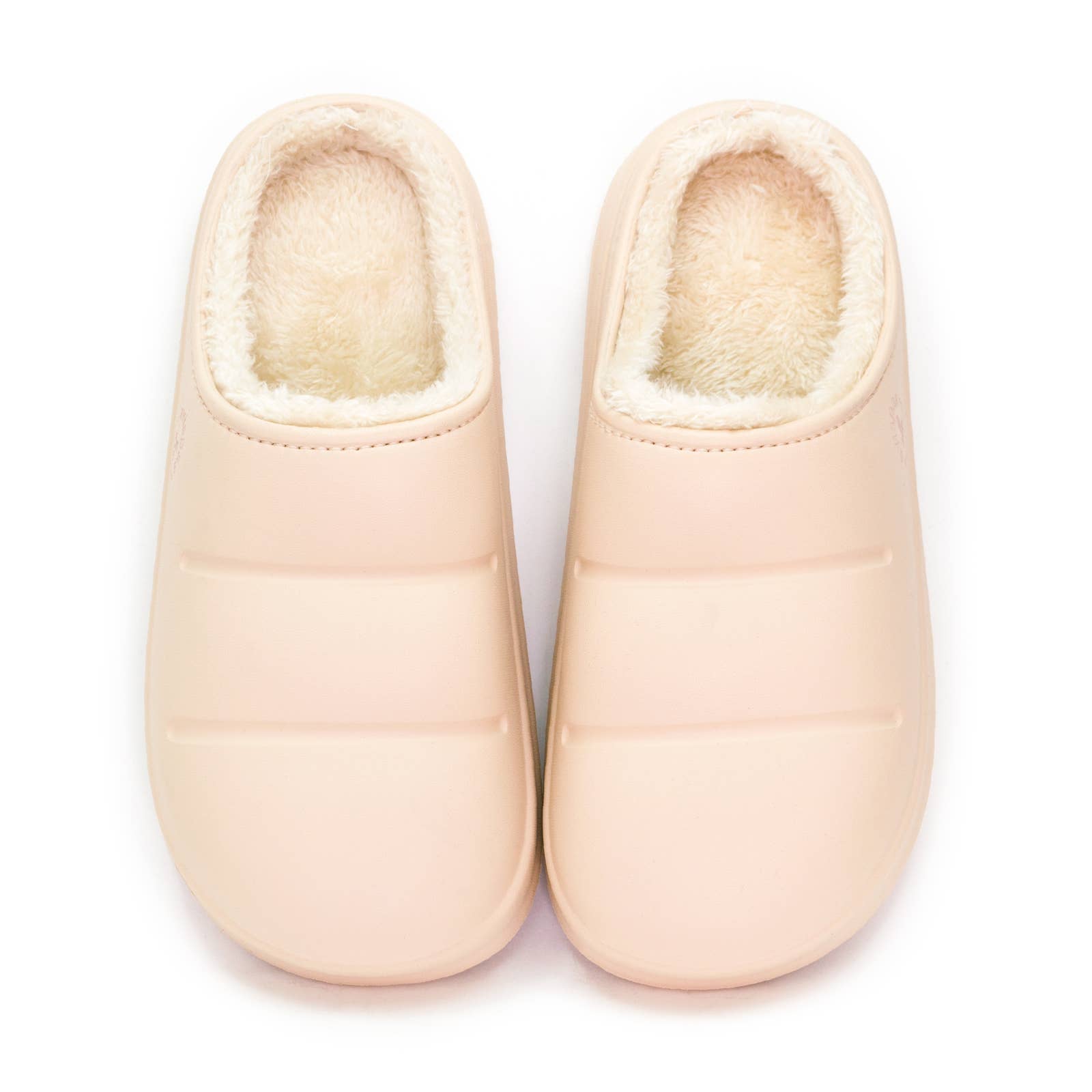 Avispas - Vente Mules – femme - Mule d’hiver végan beige Simson avec chaussette basse3