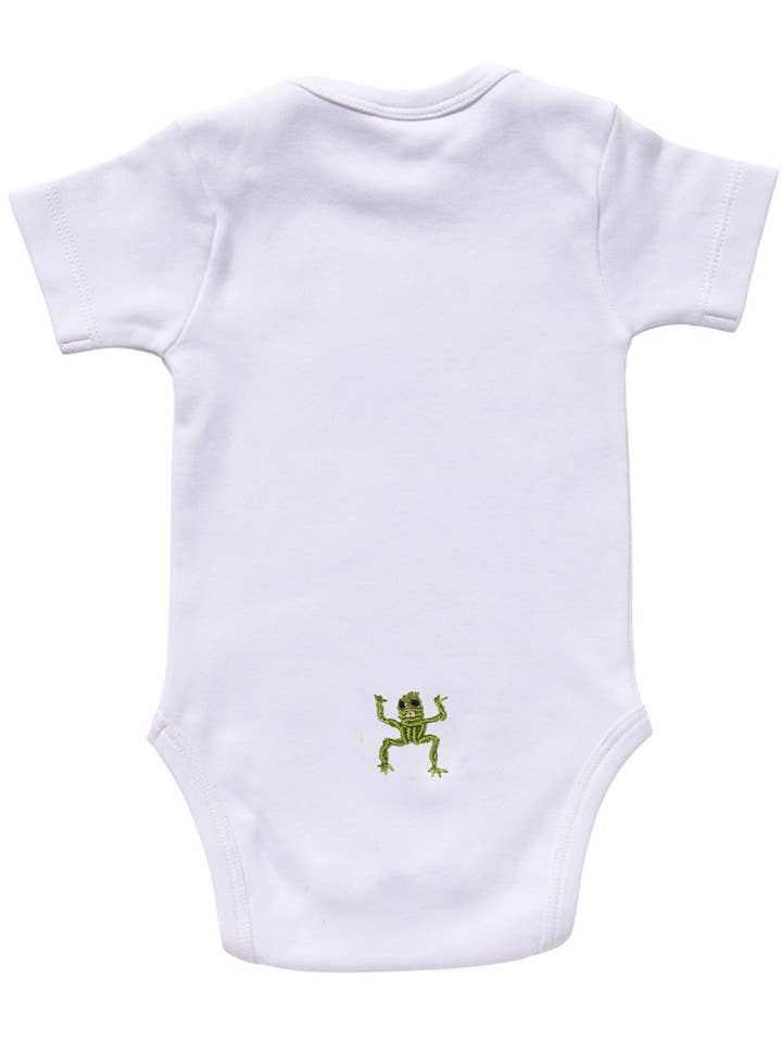 Jacaranda Living - Wholesale Rompertje - Baby - Onesie (Korte Mouw), Kikker (Groen)1