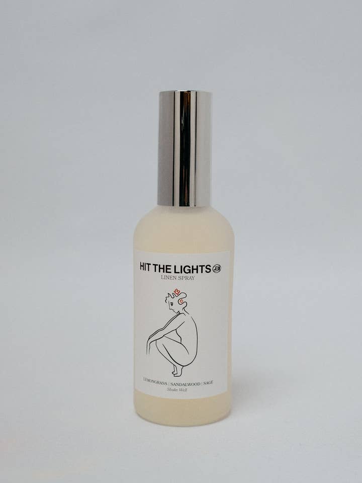 Hit the Lights Linen Spray for wholesale by LeftBrain