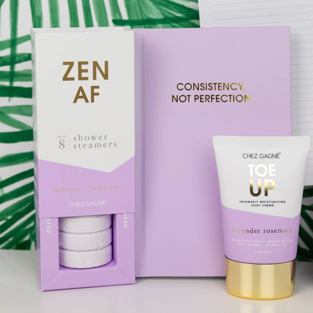 Chez Gagné - Wholesale Shower Steamer/Bomb - Zen AF - Aromatherapy Shower Steamers - Lavender - Set of 85