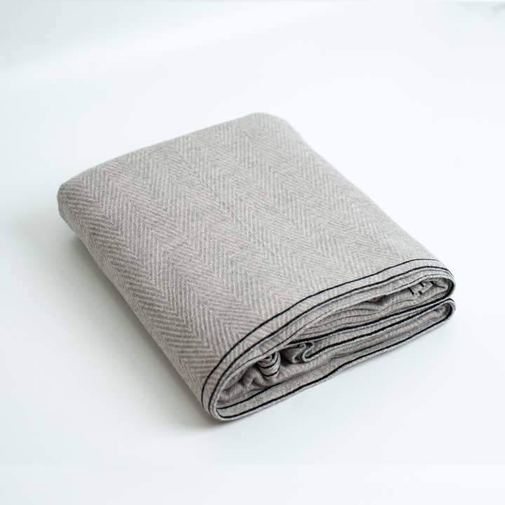 Manta de Luxo Reversível em Caxemira para Viagem 56X 90" ID12 por atacado de ART HIMALAYAN TRADING LTD