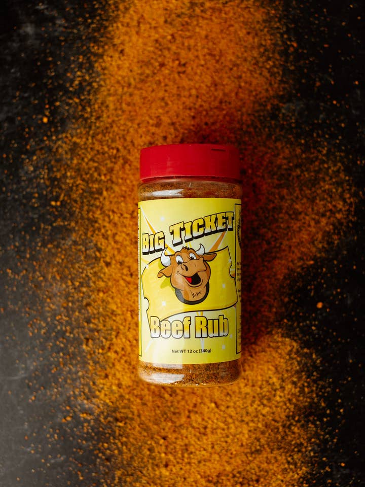 Big Ticket Beef Rub for wholesale by CornCookers BBQ Products