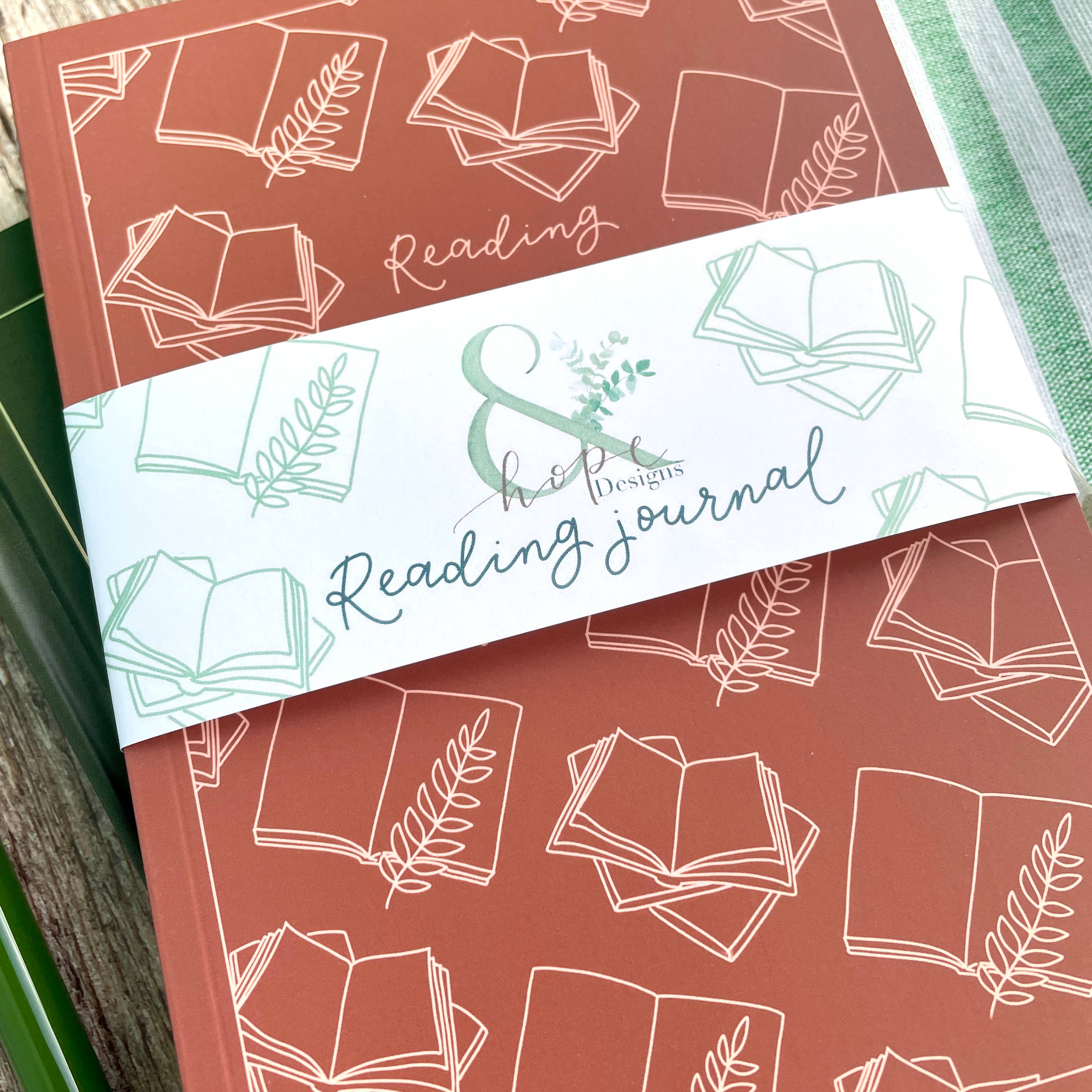 And Hope Designs - Cards, Stickers & Stationery – wholesale Journal/diary – Reading journal, pink pre-made pages book bullet journal9