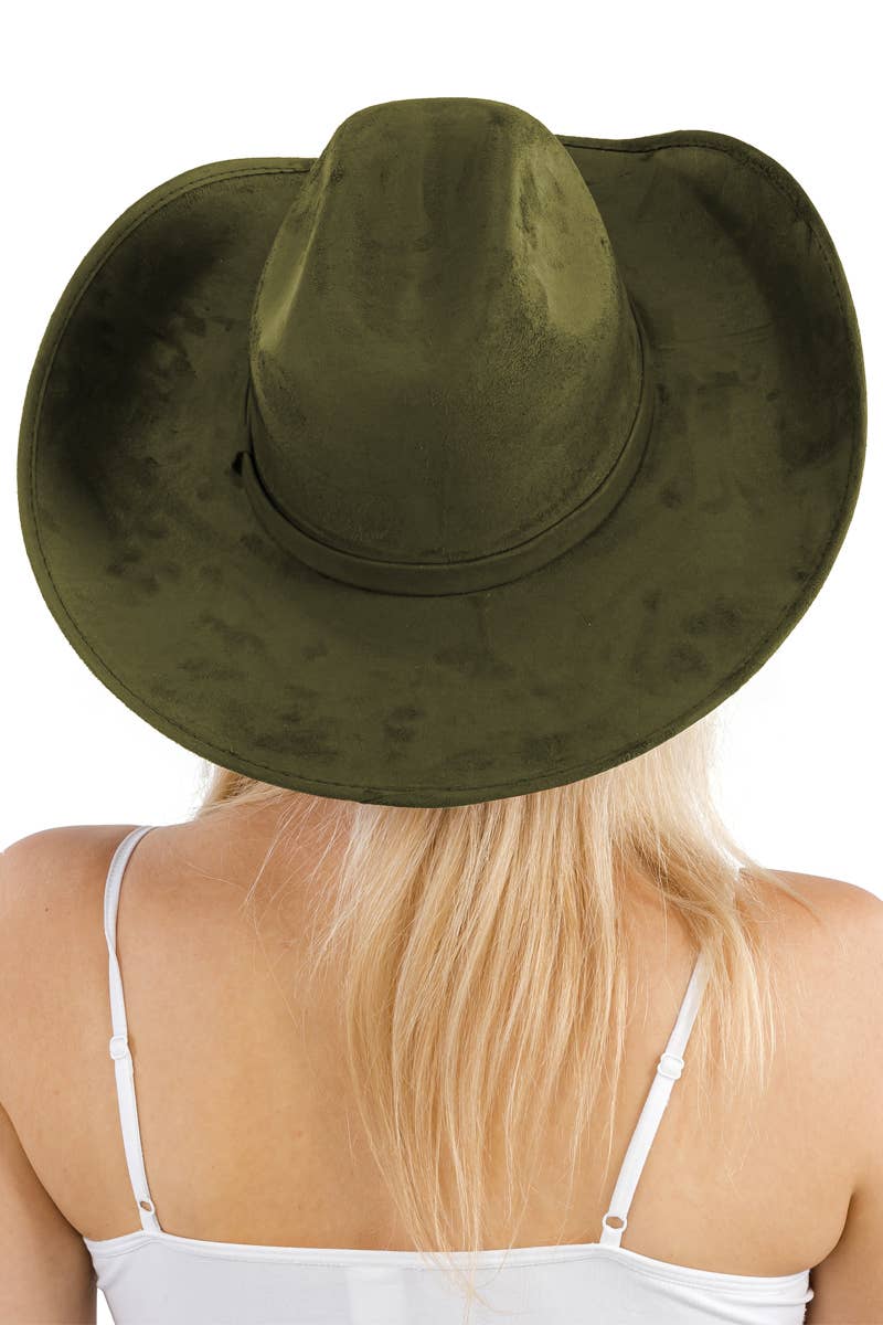 Cap Zone – Engroshandel Cowboyhat - Dame – Falsk nubuck ruskind cutter cowboyhat32