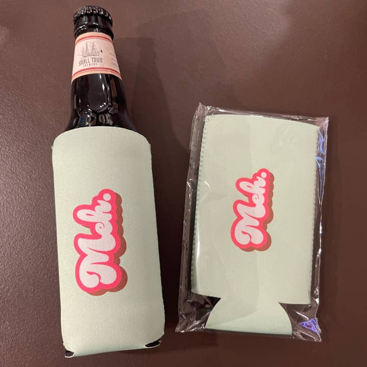 Papersalt - Wholesale Drink Huggers & Koozies - Meh! - Funny White Claw Drink Koozie2