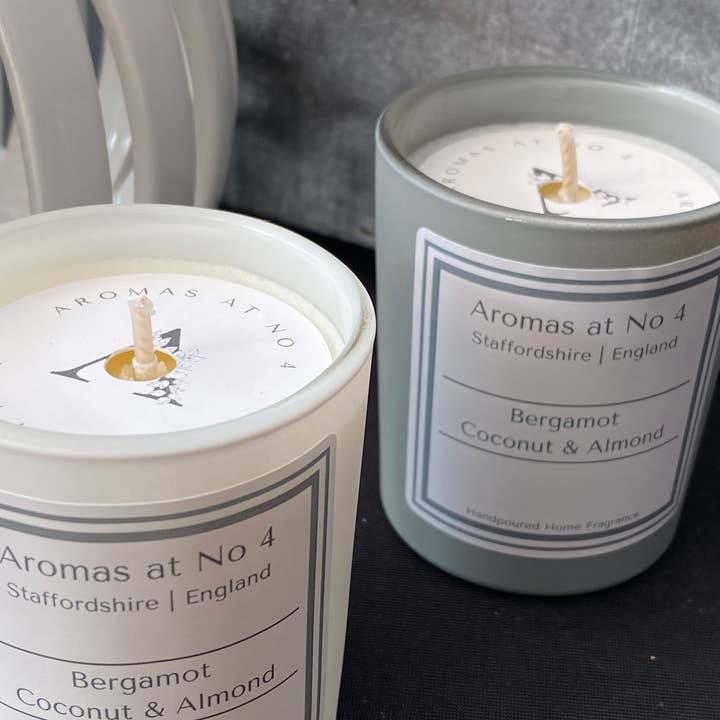 Bergamot, Coconut & Almond Signature Candle for wholesale by Aromas at No 4