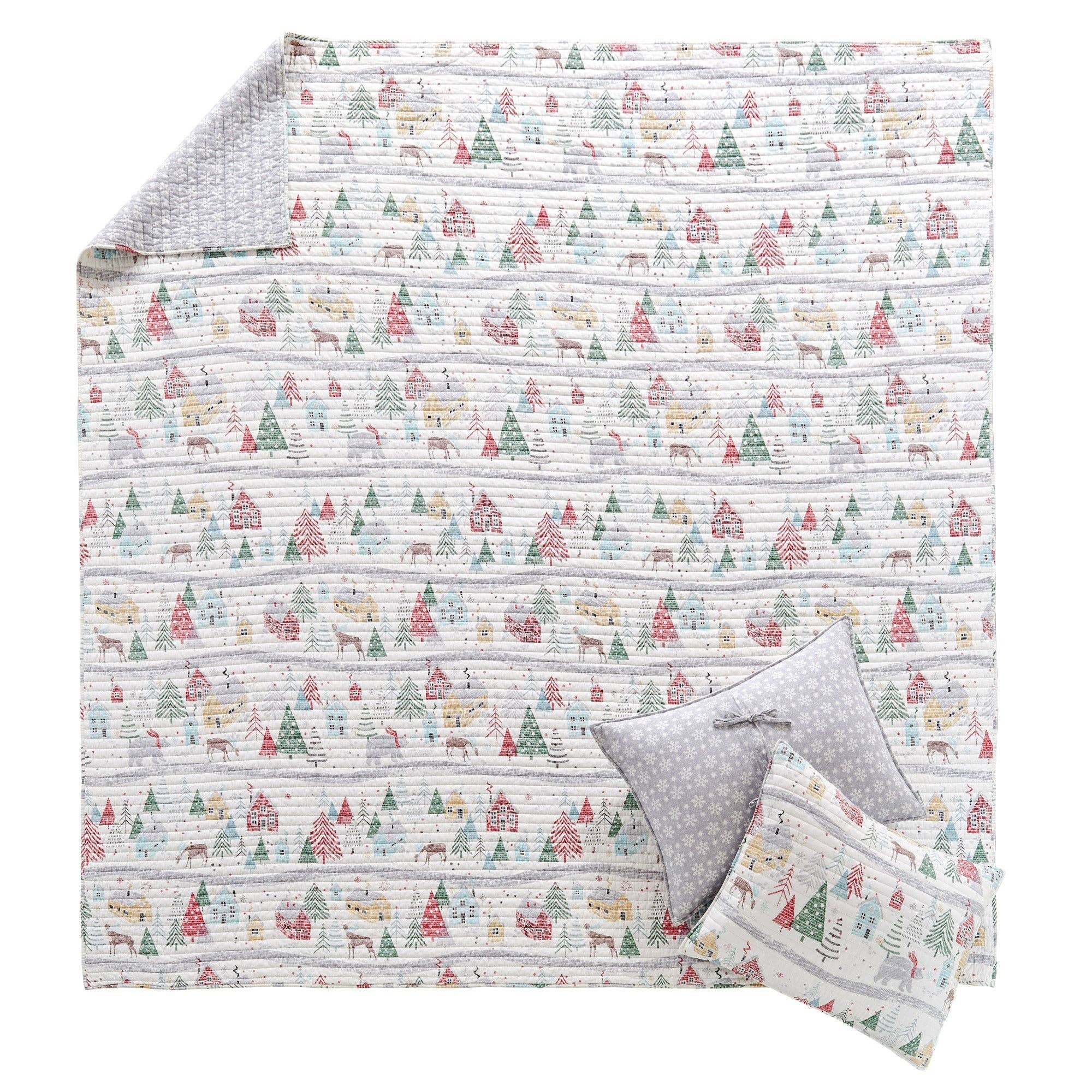 Grey Joulset Quilt Set for wholesale on Faire3