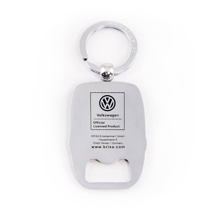 VW Collection by BRISA – Engroshandel Nøglering - Unisex – VW Vanagon T3 Bus Nøglering/Flaskeåbner - Rød1