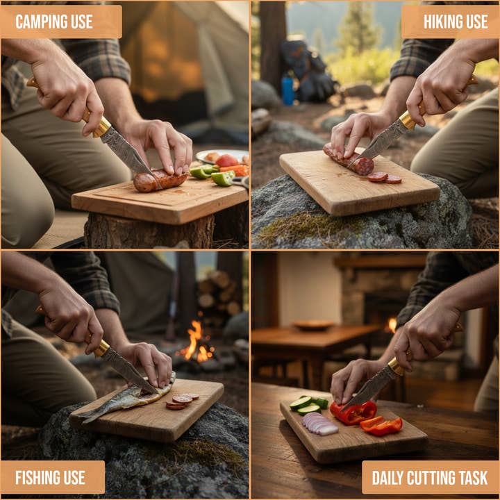 FH KNIVES - Wholesale Pocket Knife/Holder - 6.5' Handmade damascus folding knife, Pocket Knife4