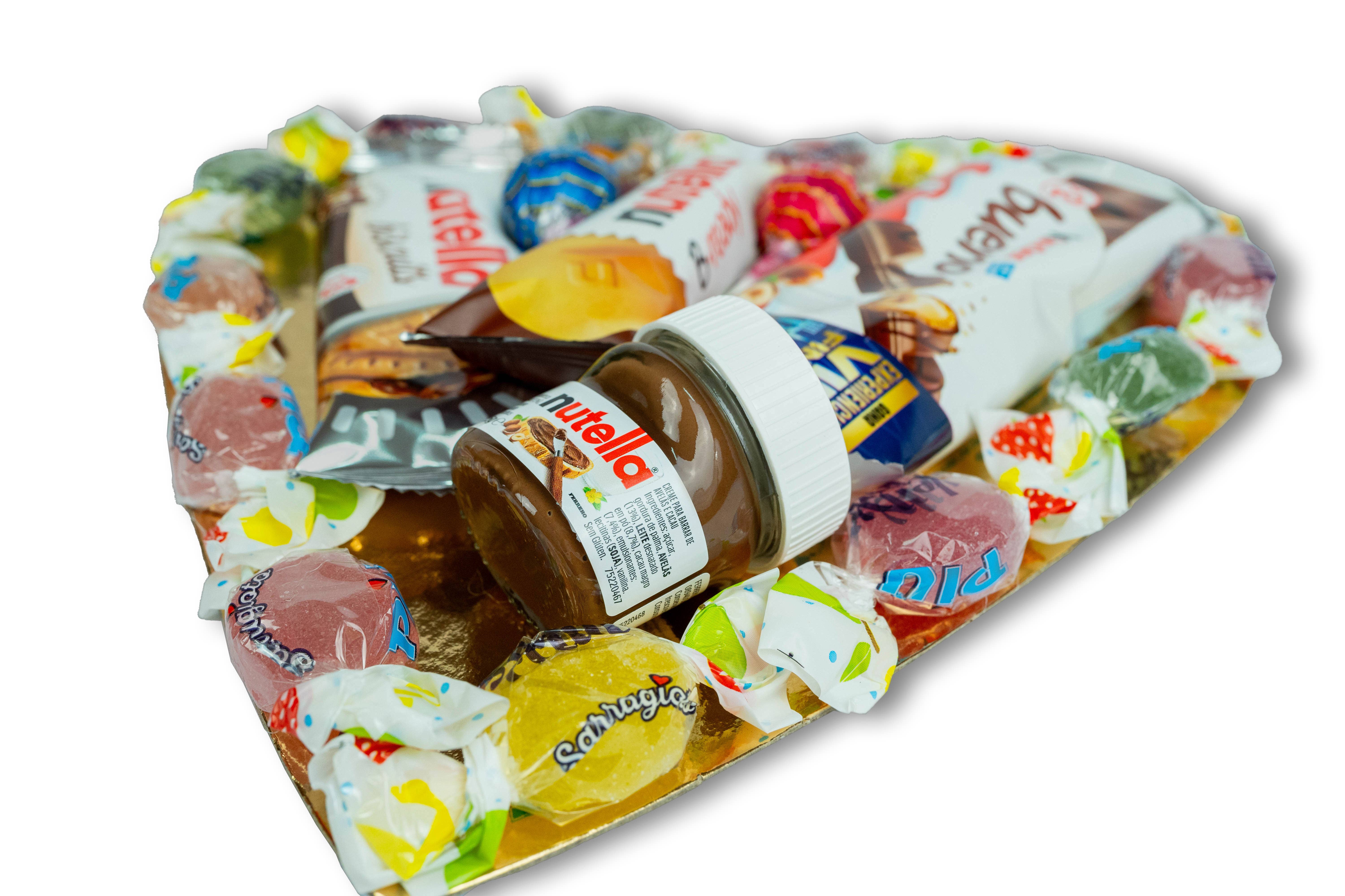 IAMI - Venta al por mayor Caja de bombones - Corazon de Nutella, Kinder Bueno, Geles de Frutas4