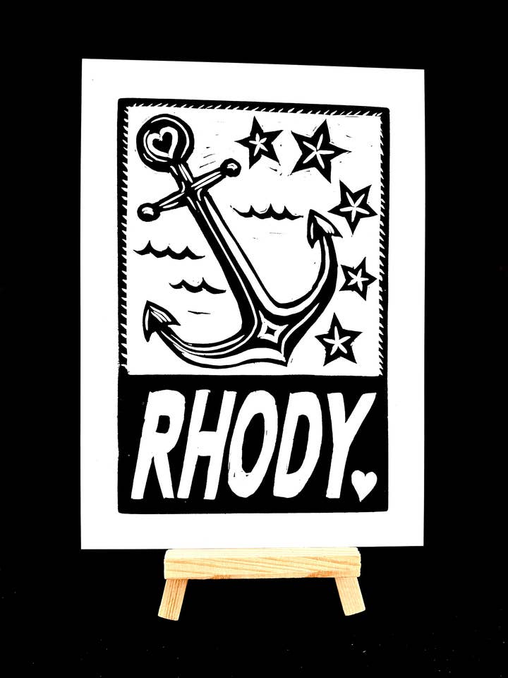 Rhody Anchor Star - Rhode Island for wholesale by Pixel Palmer