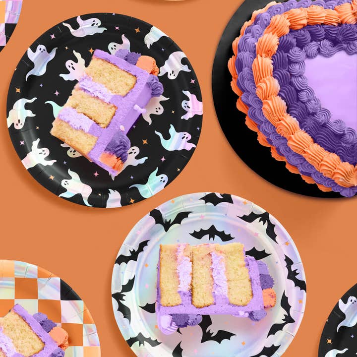 Petit Fetti - Wholesale Disposable Plate - Halloween Plates - 24 paper plates