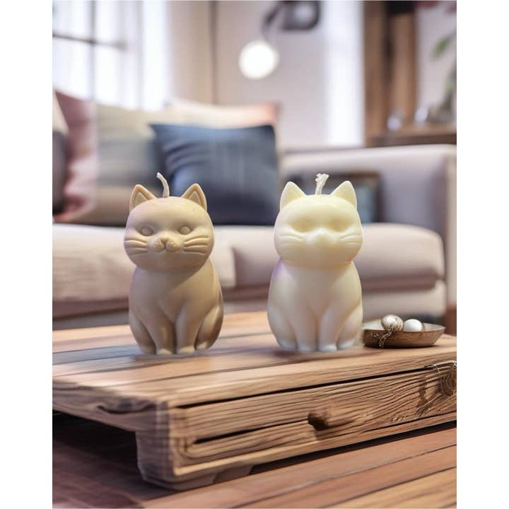 Karly’s Candles - Wholesale Craft supplies - Cat Silicone Mold for Candle, Soap, Resin, Chocolate7