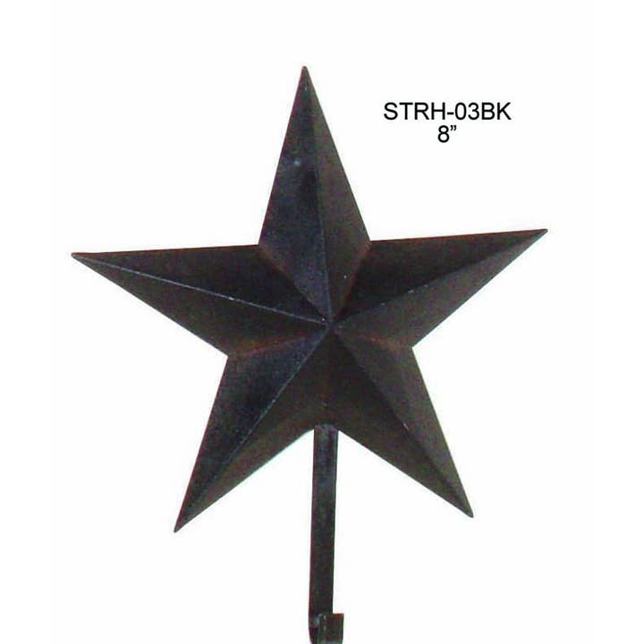 8" Rustic Star Hook for wholesale by Tellon Investment & Trade