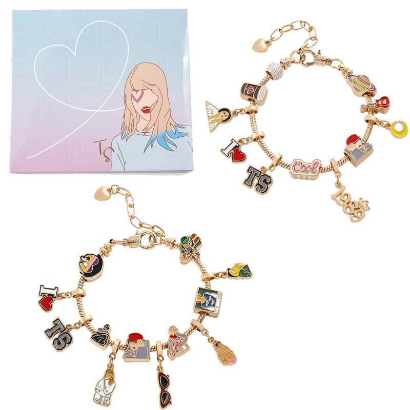 Wholesale Set of 10 Beaded Taylor Swift Album Title Swiftie Bracelets for  your store - Faire Canada