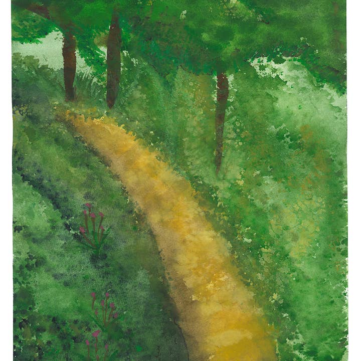Lost Trail for wholesale by Michael Sincic Watercolors