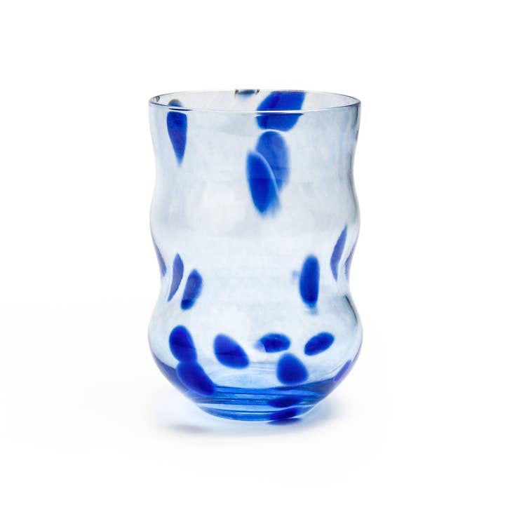 Spotty Body Tumbler for wholesale by Nice Time Glass