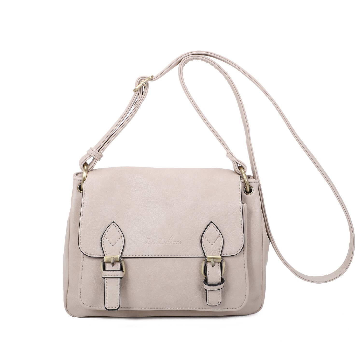 INES DELAURE - Wholesale Shoulder Bag - Women's - Compartmentalized satchel, satchel shape, medium size20