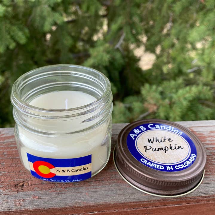 A&B Candles Co - Wholesale Jar/Filled Candle - White Pumpkin0