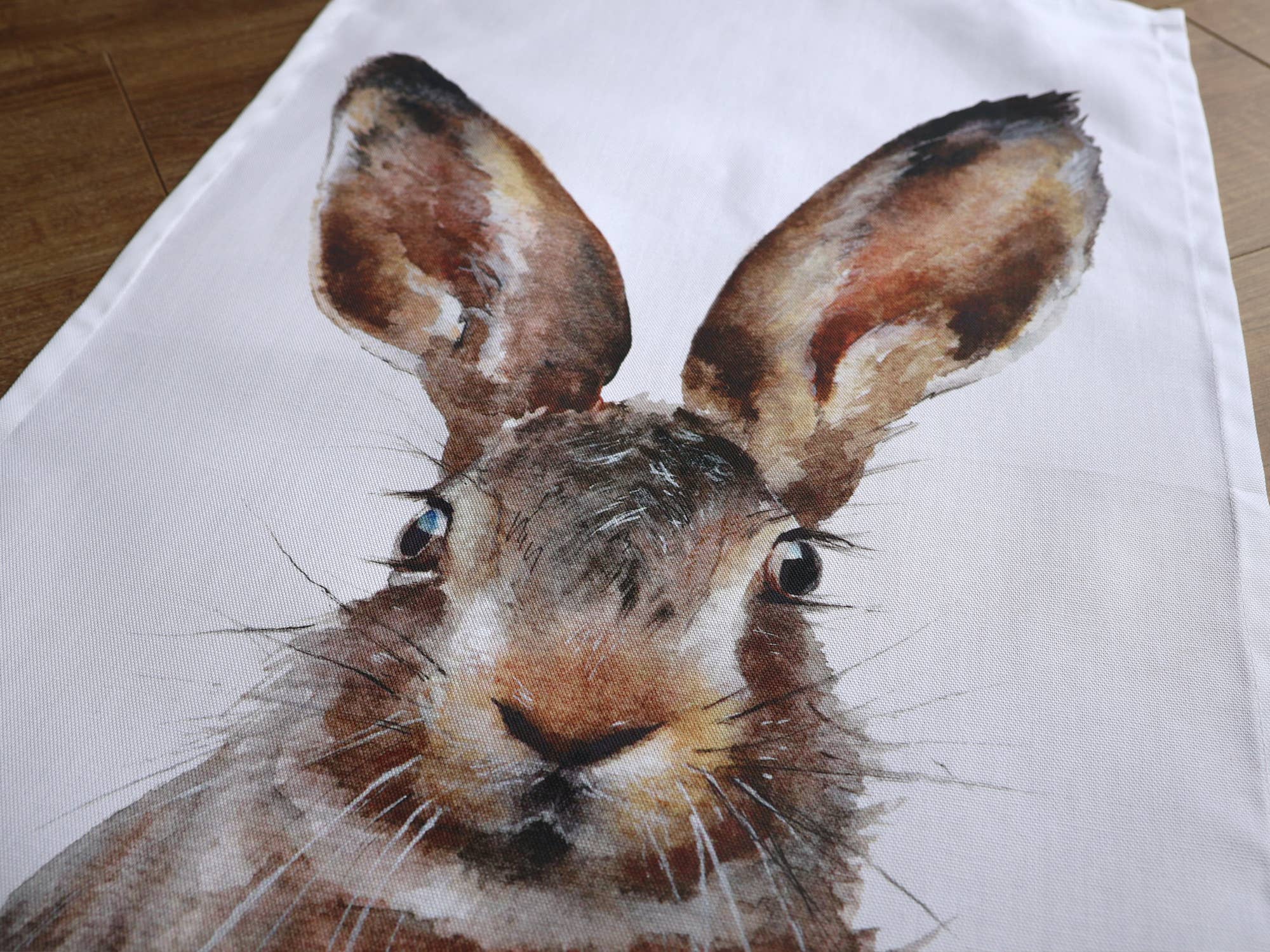 MARIE FINE ART - Wholesale Tea towel - Hare Tea Towel 3