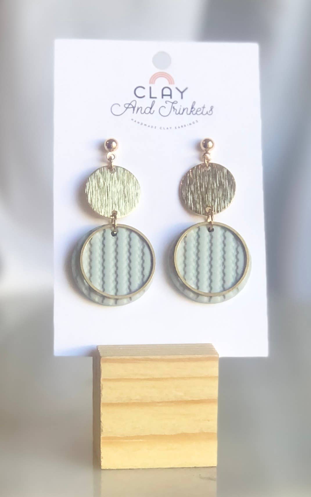 Clay and Trinkets - Wholesale Dangle Earrings - Tammy Dangles Sky-Blue0
