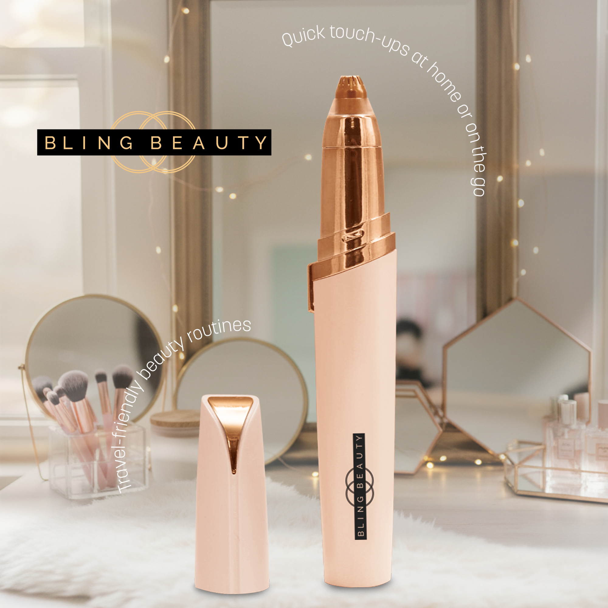 Bling Beauty - Venta al por mayor Maquinilla para cejas - Recortadora de Cejas Eléctrica Bling Beauty - Afeitadora de Vello Fino5