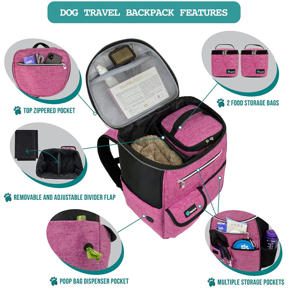 PetAmi – wholesale Pet carrier – Cat/dog – Deluxe Pet Travel Set Organizer Backpack31