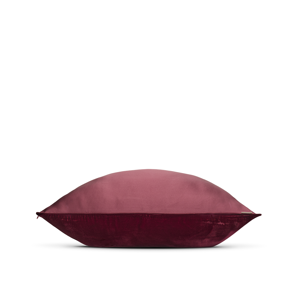 Emily's Pillow - Wholesale Bedding Pillowcase/Sham - Bi-Face Silk and Velvet Pillowcase0