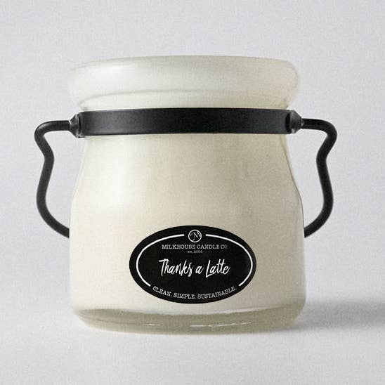Milkhouse Candle Company - Wholesale Jar/Filled Candle - 5 oz Cream Jar Candle: Thanks a Latte0