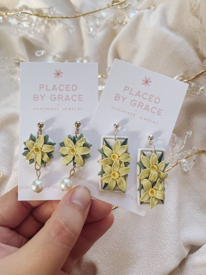 Håndlavede fødselsblomstøreringe, marts for engroshandel hos Placed by Grace