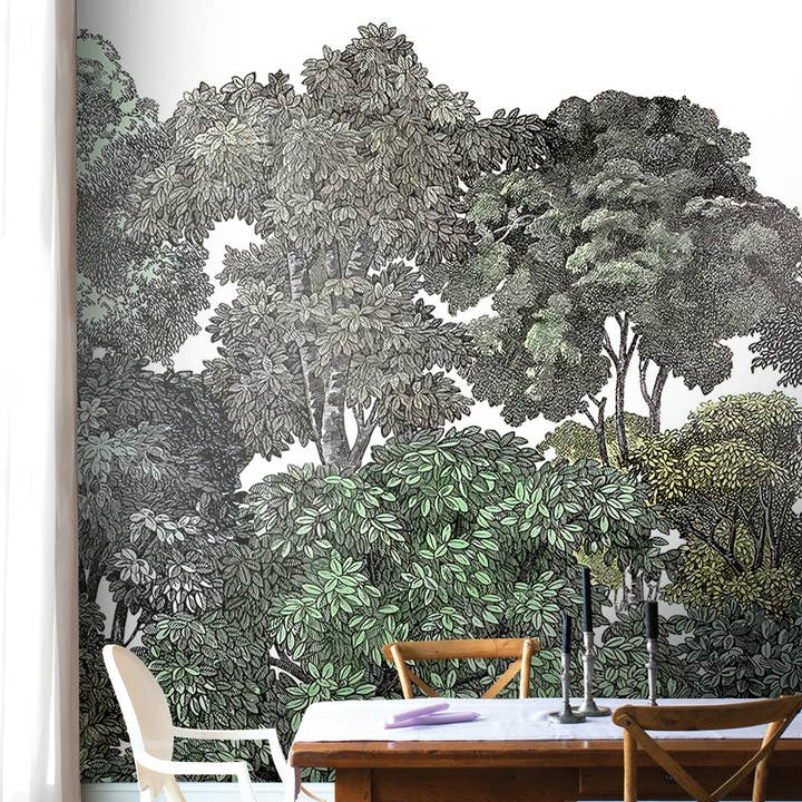 Les Panoramiques - Wholesale Wallpaper - Summer Forest Panoramic Wallpaper1