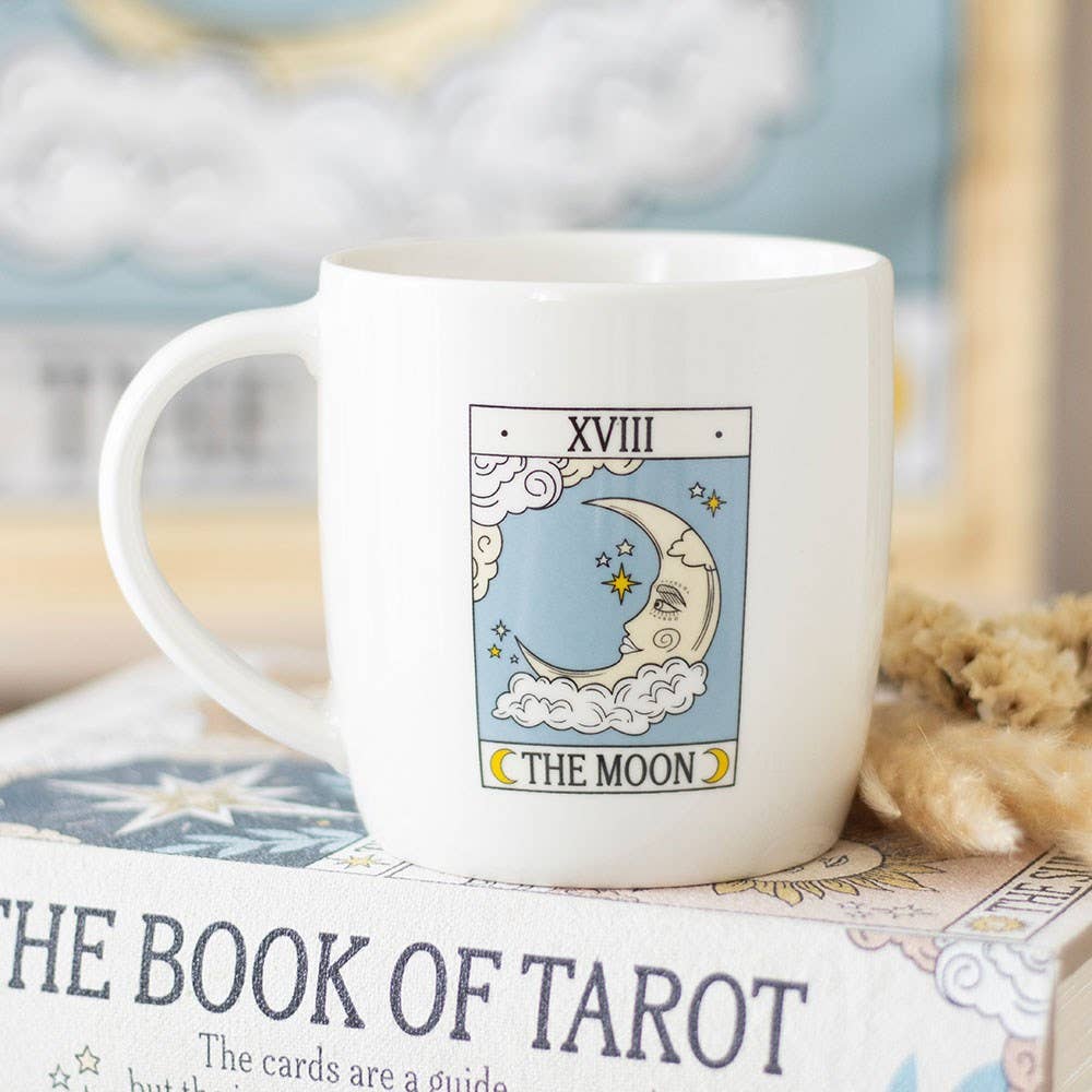 Something Different Wholesale - Wholesale Coffee Mug - The Moon Vintage Tarot Card Mug0