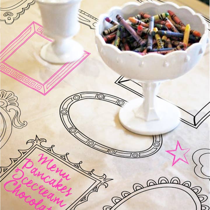 White Writable Table Cloth - 180x130 cm for wholesale on Faire