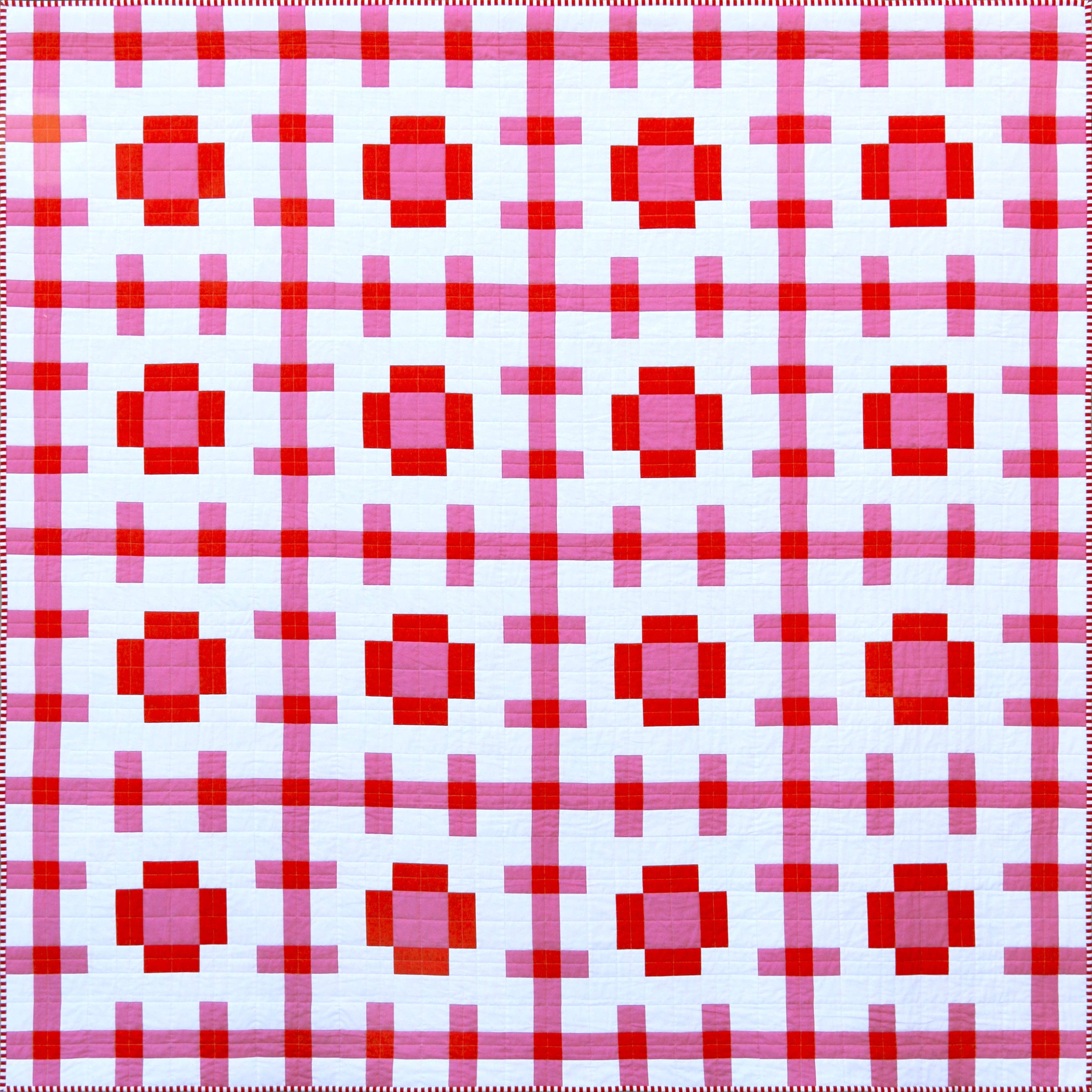 emma jean jansen – Engroshandel Hobbyværktøj – • Engros - Poppy Pink Quilt Mønster0
