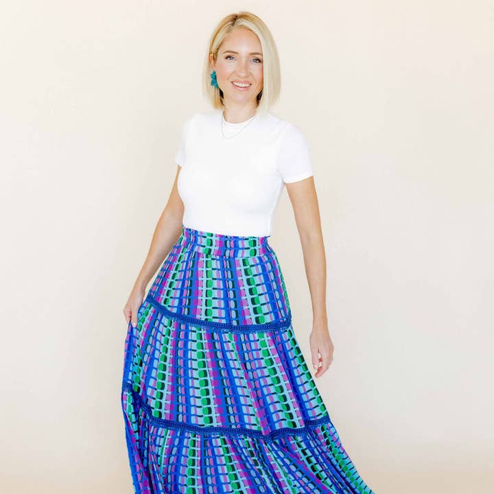 LINNY CO - Wholesale Dangle Earrings - Fern Statement Earrings - Mystic Lagoon5