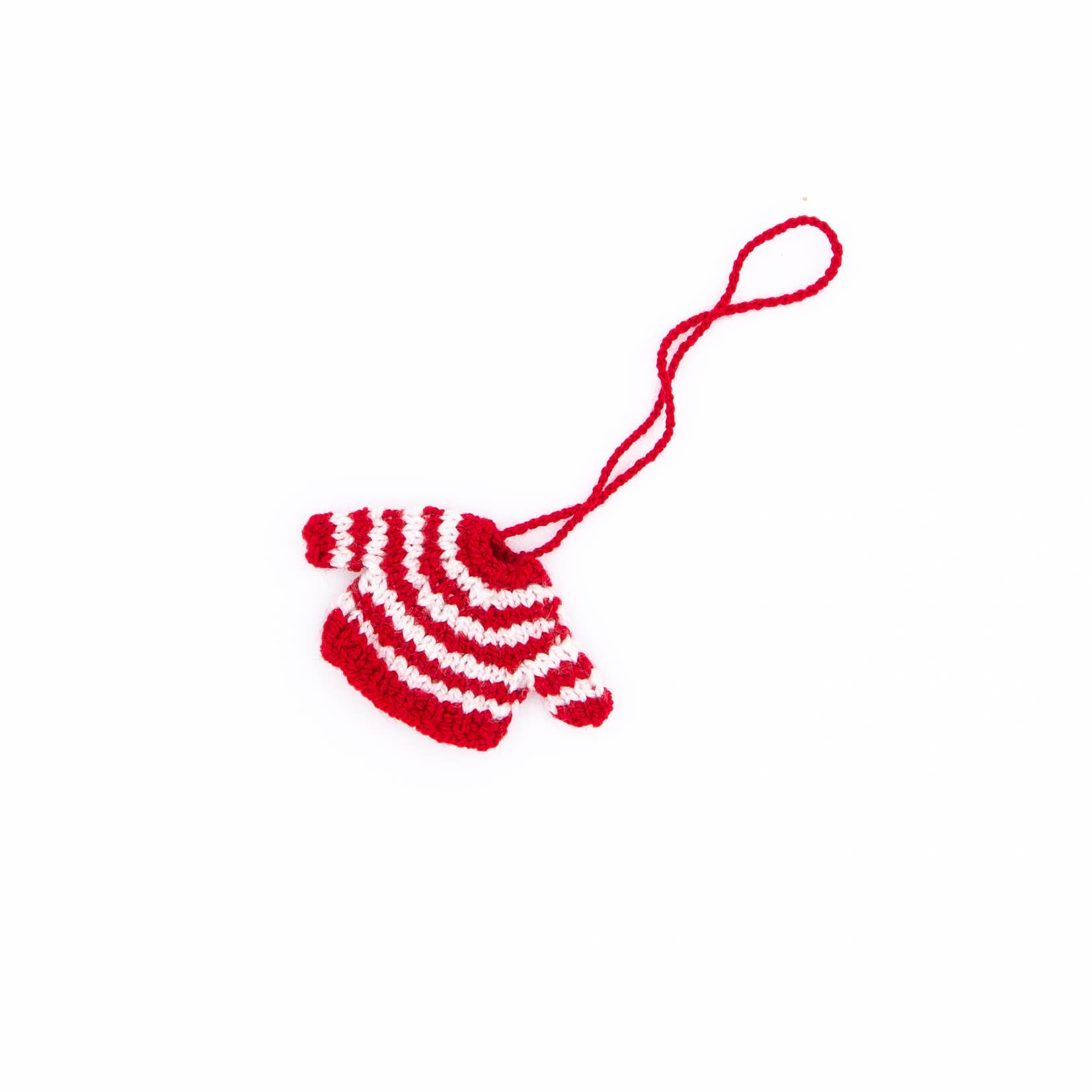 Azerbaijani Socks - Wholesale Ornament Set - Set of 5 Mini Sweater Striped Ornaments3