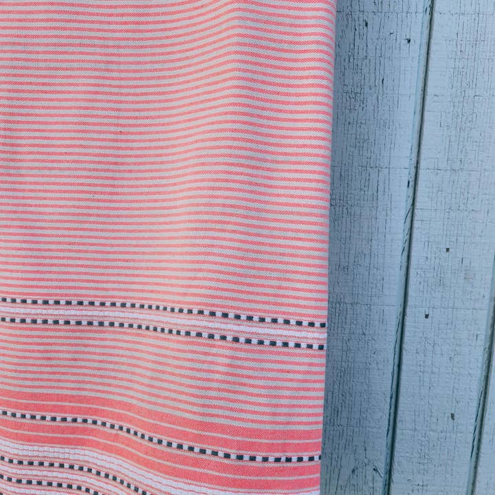 wonderfouta - Wholesale Beach Towel - Beach towel /sarong- Bubble gum-Gray