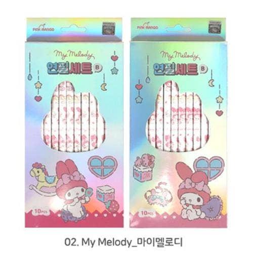 SANRIO 10 PCS PENCIL SET - MY MELODY for wholesale by BCZShop