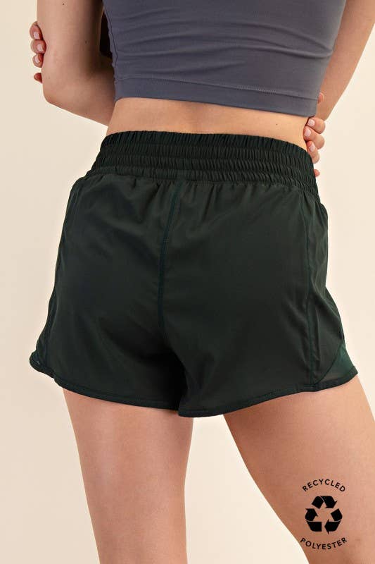 Sunday Morning - Vente Short de sport – femme - Shorts à taille smockée avec empiècement en mesh sur les côtés44