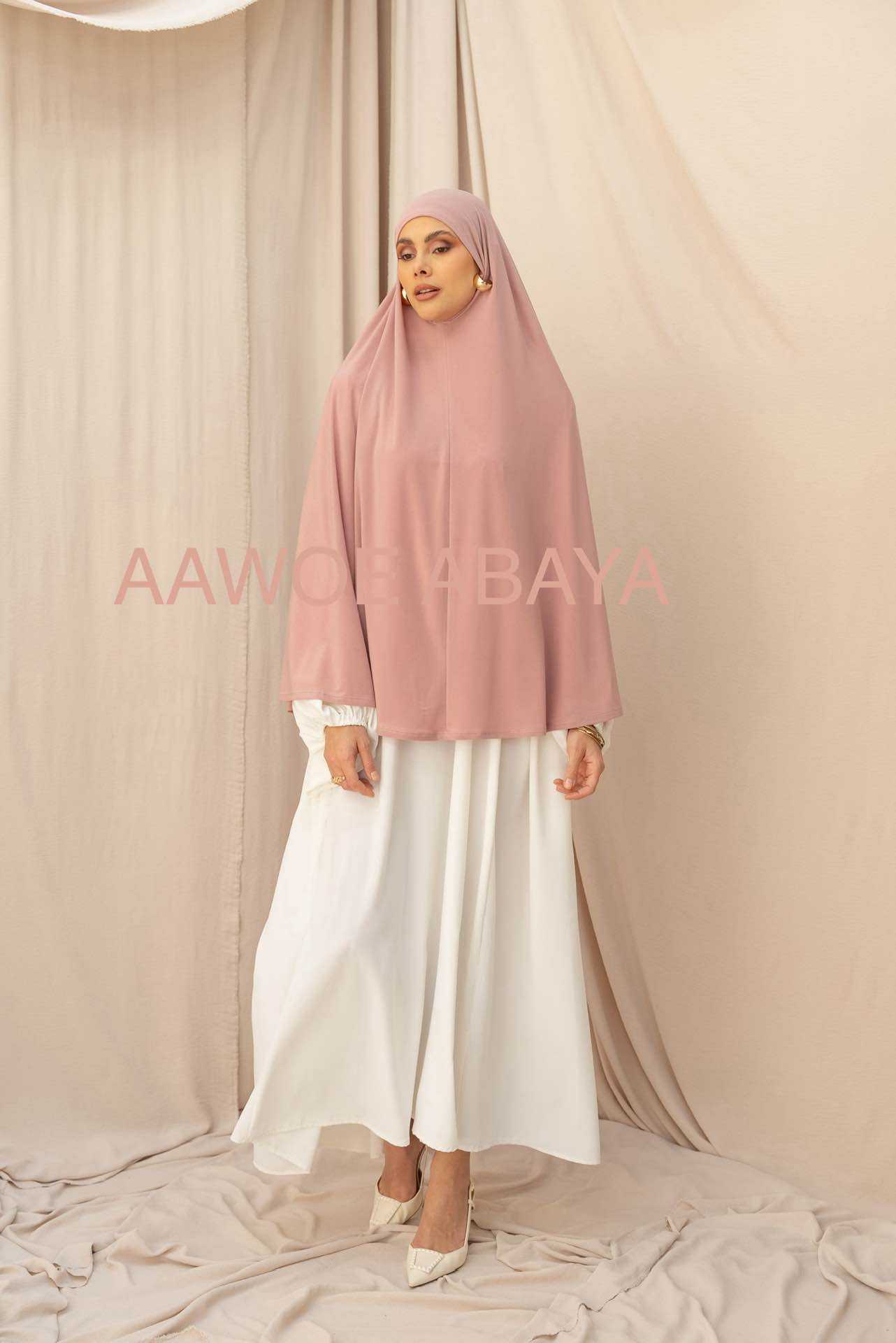 Aawoe Abaya - Wholesale Hijab - Dames - Elegante khimar met lange mouwen - 2418-KH24