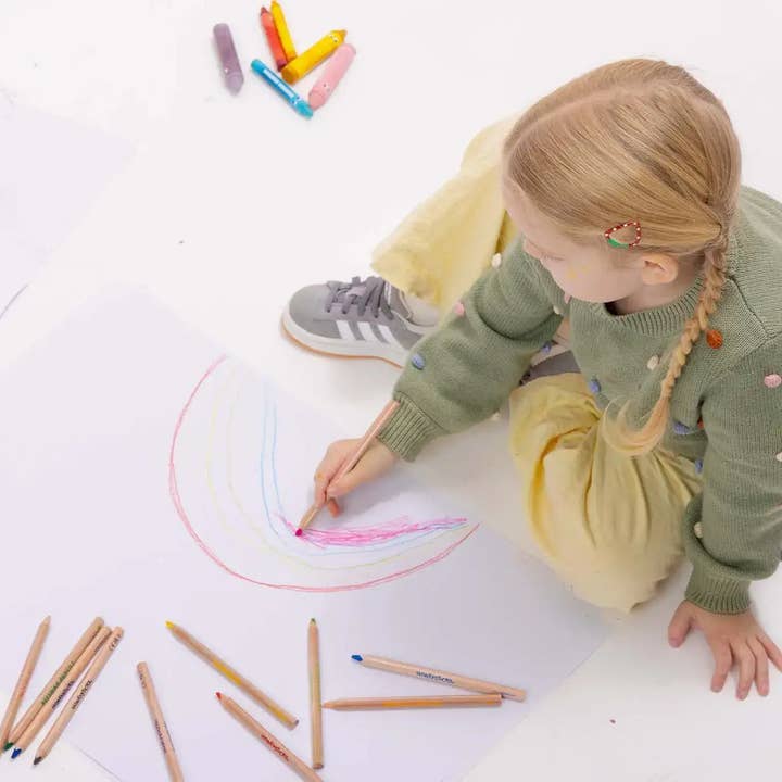 Honeysticks - Wholesale Colored Pencil - Honeysticks Beeswax Pencils Jumbo Triangles 10pk3