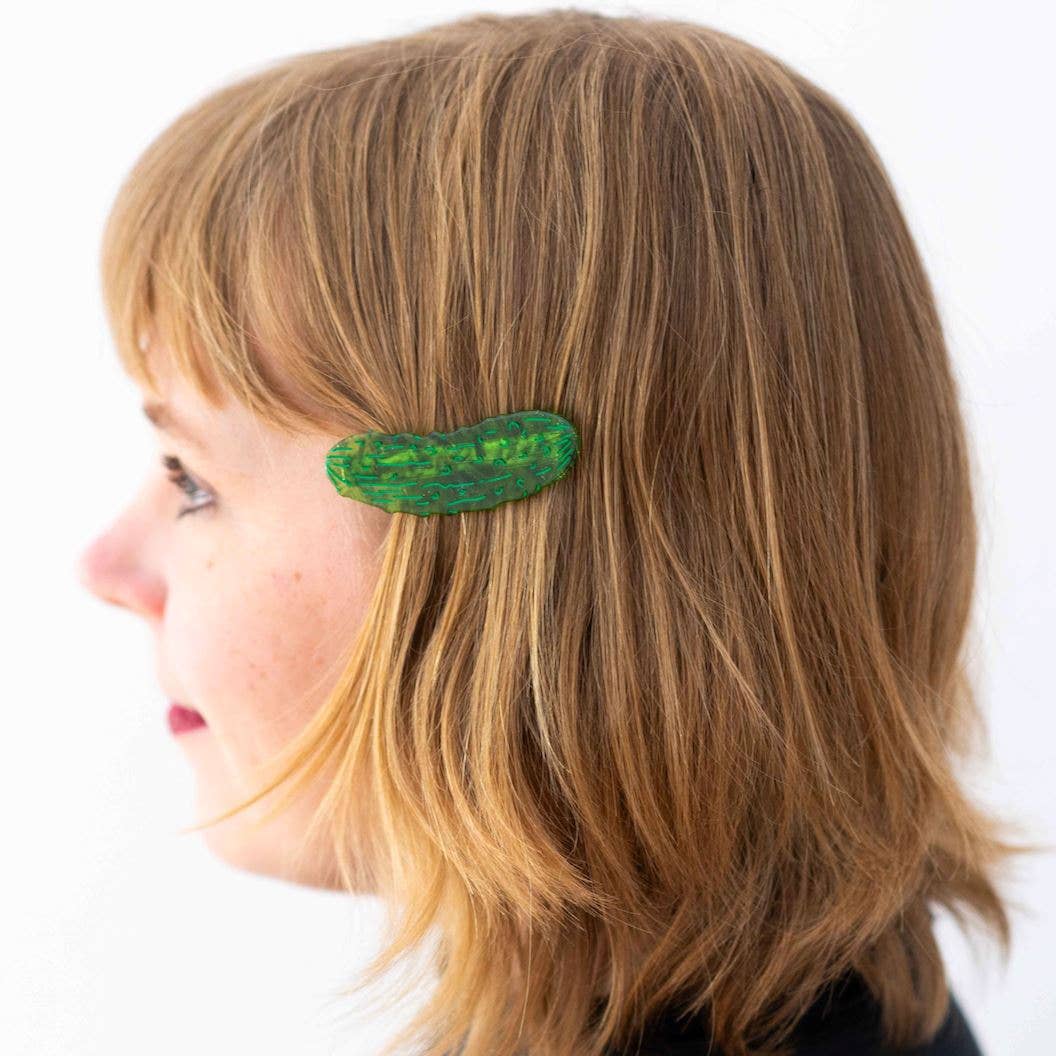 Jenny Lemons - Wholesale Hair Clip - Women's - Pickle Alligator Hair Clip Set1