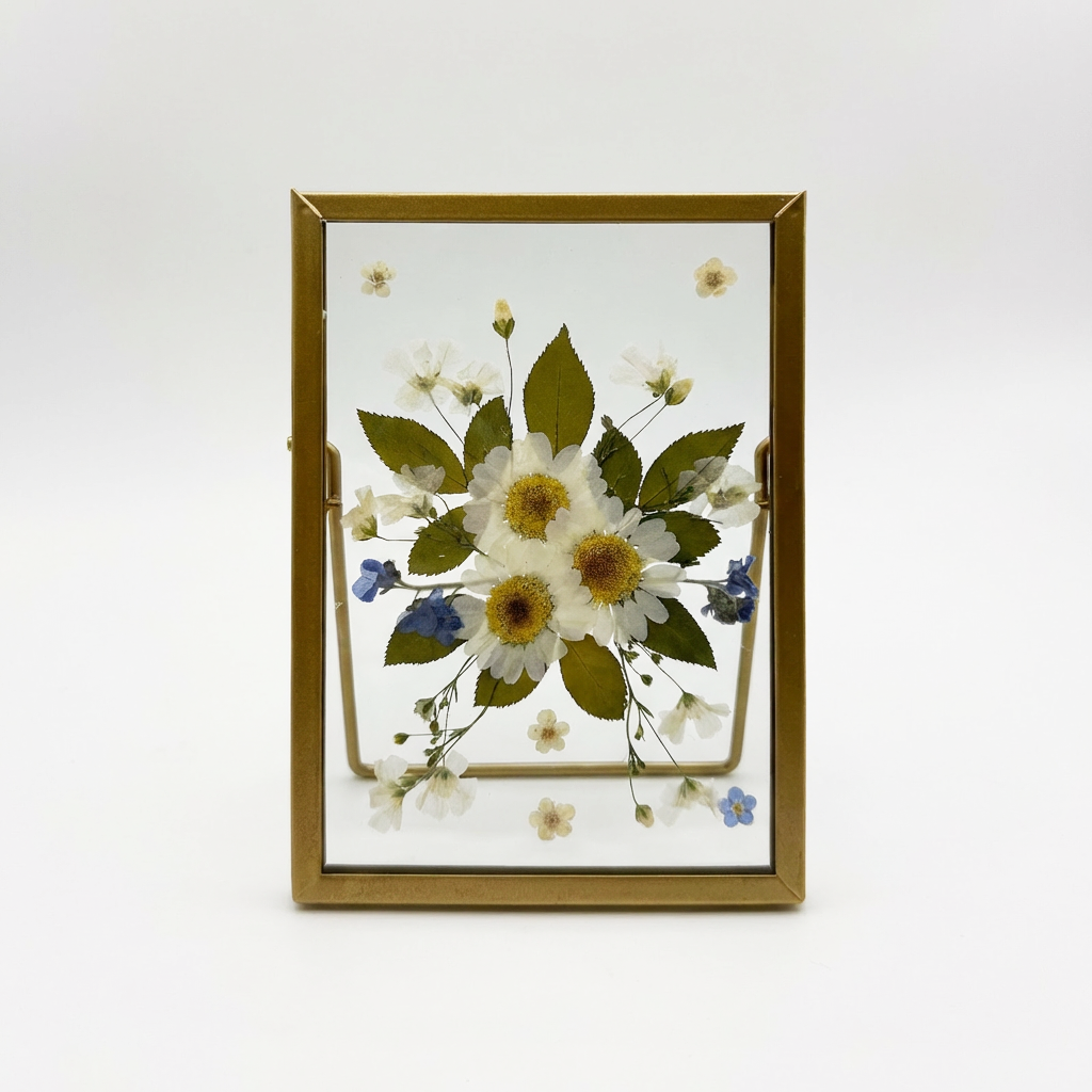 Sunnie Lane - Wholesale Desk/Tabletop Sign - Real Pressed Flower Frame - Beautiful Flower Art12